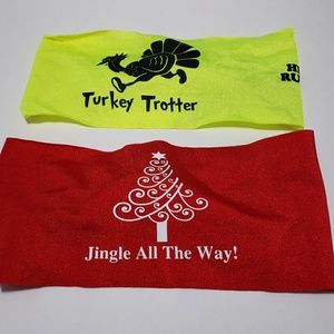 Hippie Runner Holiday Race Headbands
